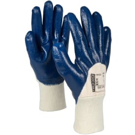 OX-ON NBR Comfort 8300 arbejdshandsker, Blå/Natur, 9