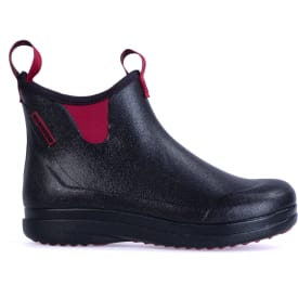 LaCrosse Hampton II dame gummistøvler, Black/Maroon, 41