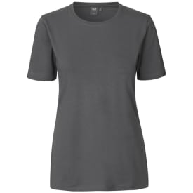 ID dame T-Shirt stretch, Silver Grey, 3XL