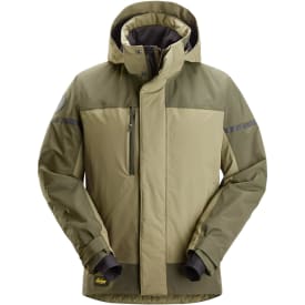 Snickers AllroundWork vinterjakke 1112, Khaki Green/Dark Khaki Green, M