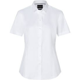Karlowsky slim fit kortærmet dameskjorte, White, M