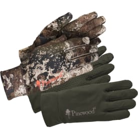 Pinewood Furudal Liner 2-pak handsker, Strata/Moss Green, XL-2XL