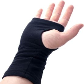 Westborn uld håndledsvarmere, Black, ONESIZE