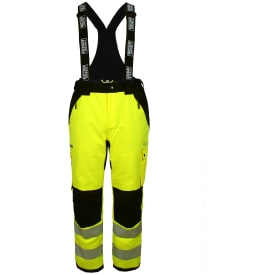 Lyngsøe vinterbukser full stretch, Hi-vis Gul/Sort, 3XL