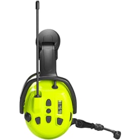 Hellberg Local 2 høreværn med Bluetooth til hjelmmontering, Sort/Gul, ONESIZE