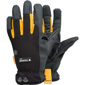 Tegera Pro 9137 vinter arbejdshandsker, Sort/grå/orange, 10
