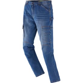 Terrax denim servicebukser, Navy, 52