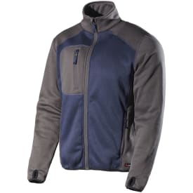 L.Brador Omnio cardigan 6195P, Marine/Grå, 2XL