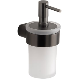 Hefe Piren sæbedispenser, sort krom