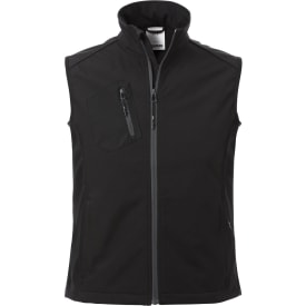 Fristads Acode softshell vest, Sort, XL