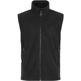 ID Active fleecevest, Sort, 2XL