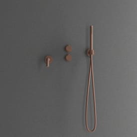 Scandtap Steel Harmonized 4 badekarbatteri, tutlengde 182 mm, rust