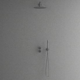 Scandtap Harmonized 2x duschset, borstad stål