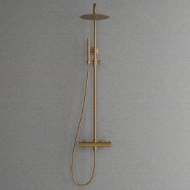 Scandtap Steel Pleasure 2 takdusjsett, Ø250 mm, sand