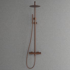 Scandtap Steel Pleasure 2 takdusjsett, Ø250 mm, amber