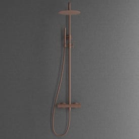 Scandtap Steel Pleasure 2 takdusjsett, Ø250 mm, rust