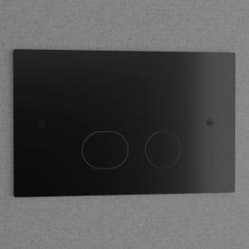 Scandtap Steel Style betjeningsplate, hel- og halvspyling, shadow