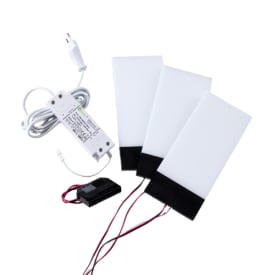 Loevschall Polaris Square möbelstrålkastare, 3-pack