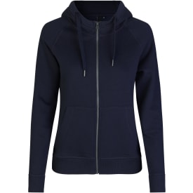 ID Core dame hættetrøje med lynlås, Navy, XL