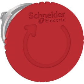 Schneider Harmony ZB4BS844 nødstopshoved med tryk-drej på Ø40 mm i rød
