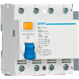Schneider Chint NL1-63Y PFI-fejlstrømsafbryder 3P+N 300mA 40A