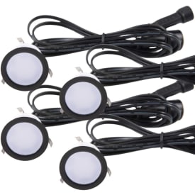 Light By Juhl Cosmos infälld spotlight, svart, 4-pack