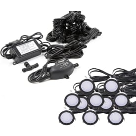 Light By Juhl Cosmos infälld spot, svart, 10-pack