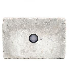 Light By Juhl holmegaardstein med Cosmos black spotlights, 14x21x5,5 cm, grå