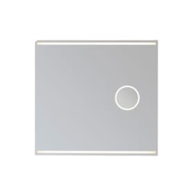 Loevschall Focus spegel med ljus, 80x75 cm