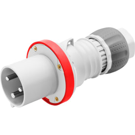 CEE Stikprop HP 5P 63A 400V 6H rød IP44