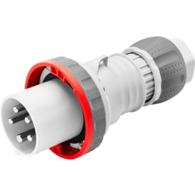 CEE Stikprop HP 4P 63A 400V 6H rød IP67