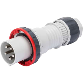 CEE Stikprop HP 4P 125A 400V 6H rød IP67