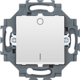 10 stk Dahlia Afbryder 2P, 10AX, hvid
