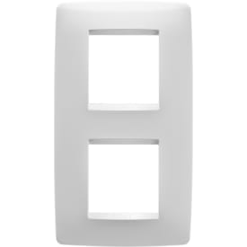 12 stk Ramme One, 2+2 modul, vertikal, hvid