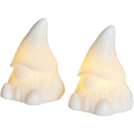 Sirius Coco nisse med ljus, 10 cm, 2-pack