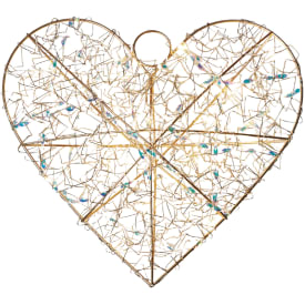 Sirius metallhjärta med ljus