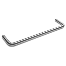 D Line håndklædestang, 45 cm, børstet rustfrit stål