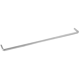 D Line håndklædestang, 65 cm, børstet rustfrit stål