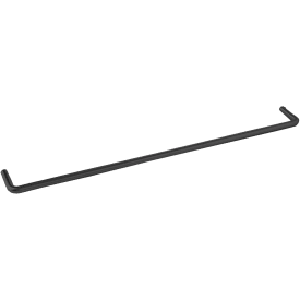 D Line håndklædestang, 65 cm, børstet sort