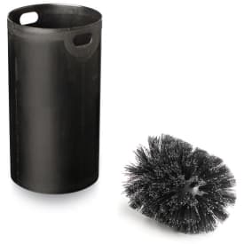 D Line toalettborsthuvud och insats, svart