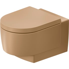 Duravit Balcoon væghængt toilet, uden skyllekant, brun