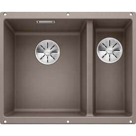 Blanco Subline 340/160-U køkkenvask, 55,5x46 cm, beige