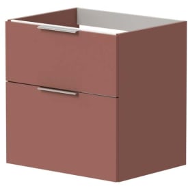 Korsbakken BIG servantskap, med 2 skuffer, soft-close, 61x45,5 cm, antikk rød