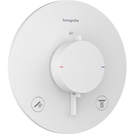 Hansgrohe Ecostat Comfort S brusearmatur, hvid