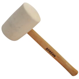 Sprehn gummihammer hvid. Ø60 mm, 320 g