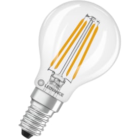 Ledvance E14 klotlampa, 2700K, 5,9W