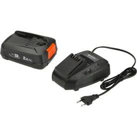 2 st Gardena batteriset och laddare, 18V 2,5Ah