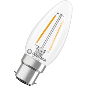 Ledvance B22D kronljuslampa, 2700K, 1,8W