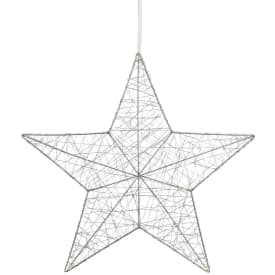 Markslöjd Artur adventsstjärna med ljus, 50 cm