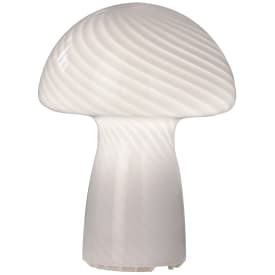 Veli Line Mushroom oppladdningsbar bordlampe, hvit